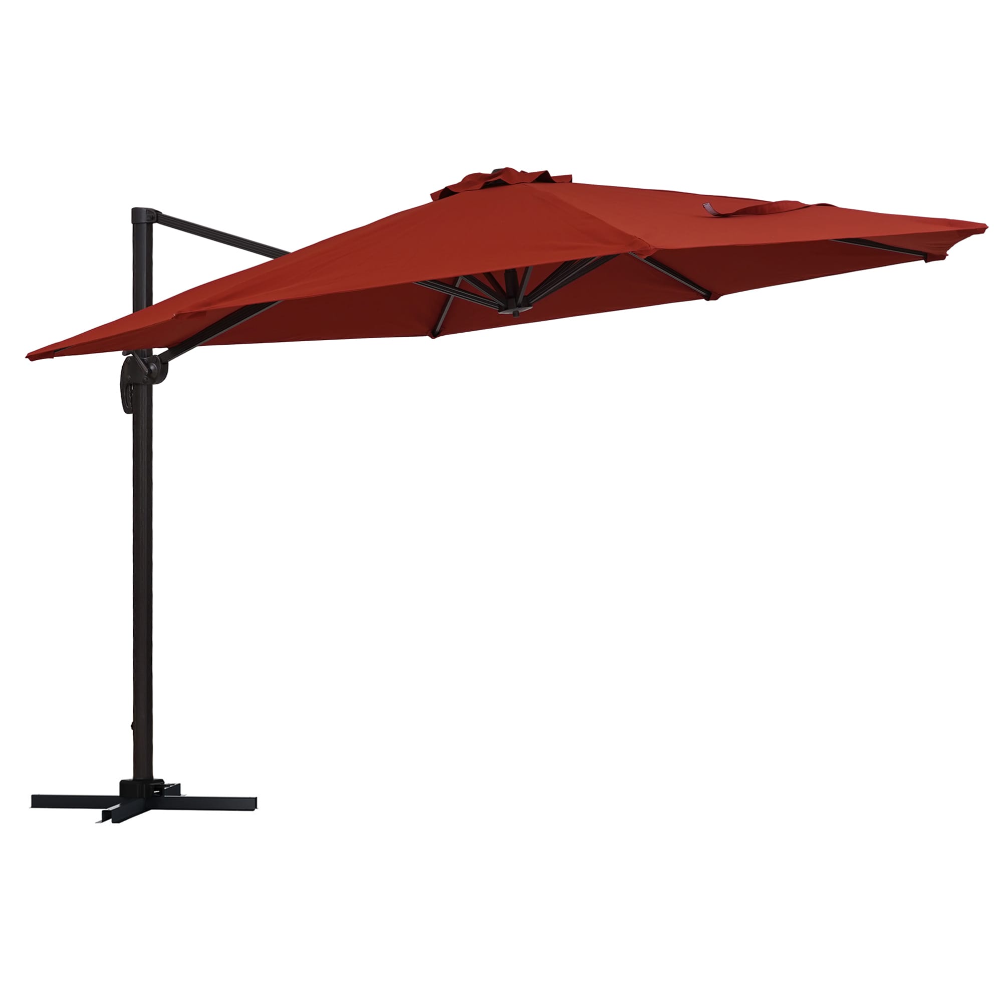 CASAINC 11Ft Outdoor Market Cantilever Patio Umbrella with Crank (without base)