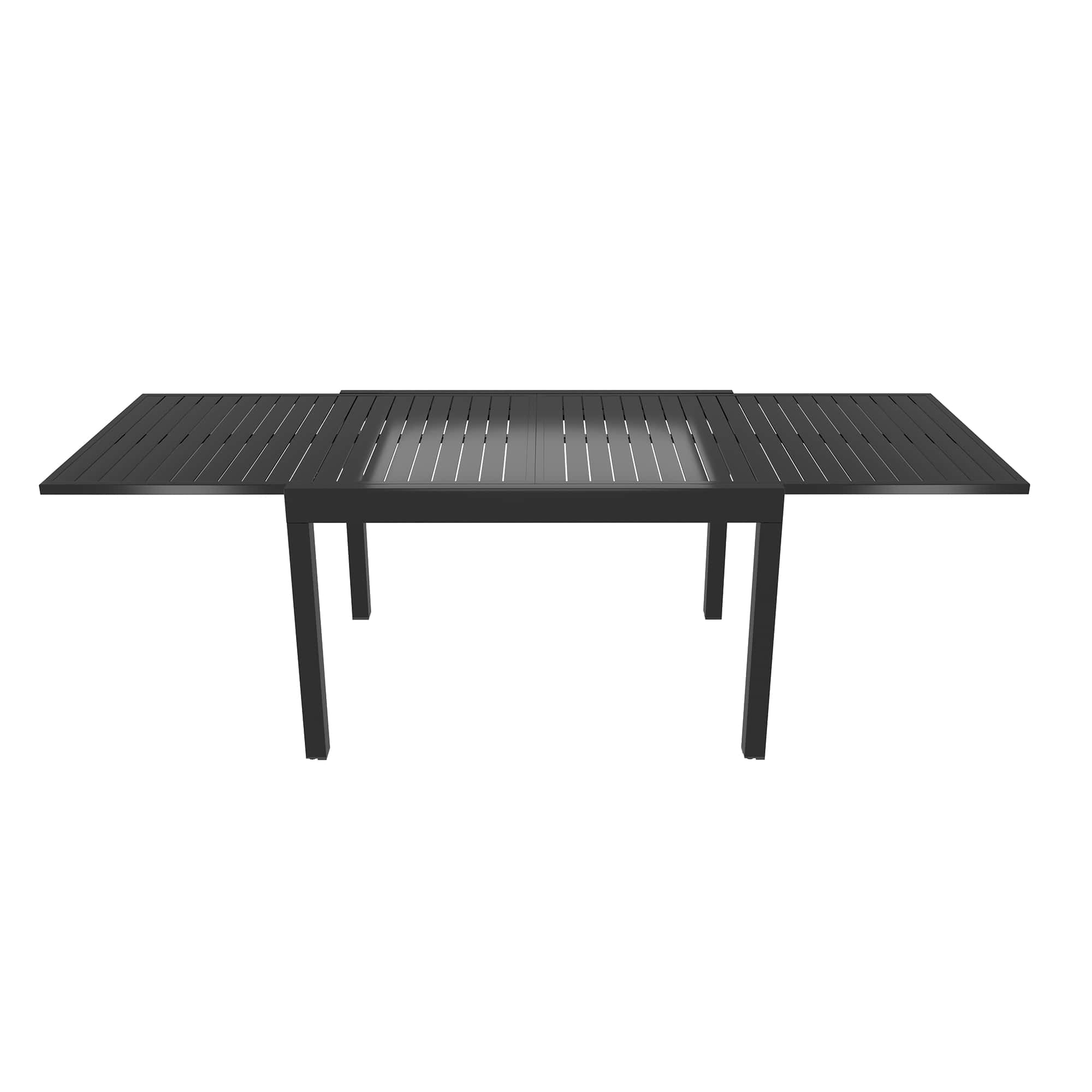 cSquare Aluminum Extendable Outdoor Dining Table35.4-in W x 53-106-in 