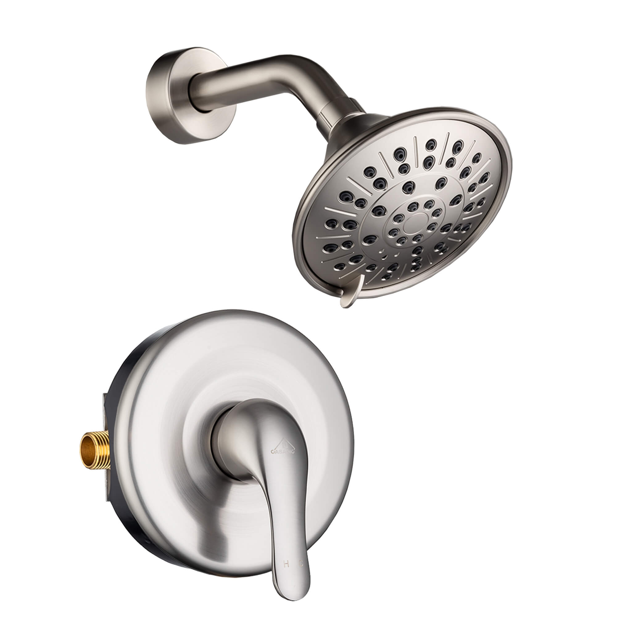 Casainc Round Wall Mounted Built-in Shower System-Casainc Canada
