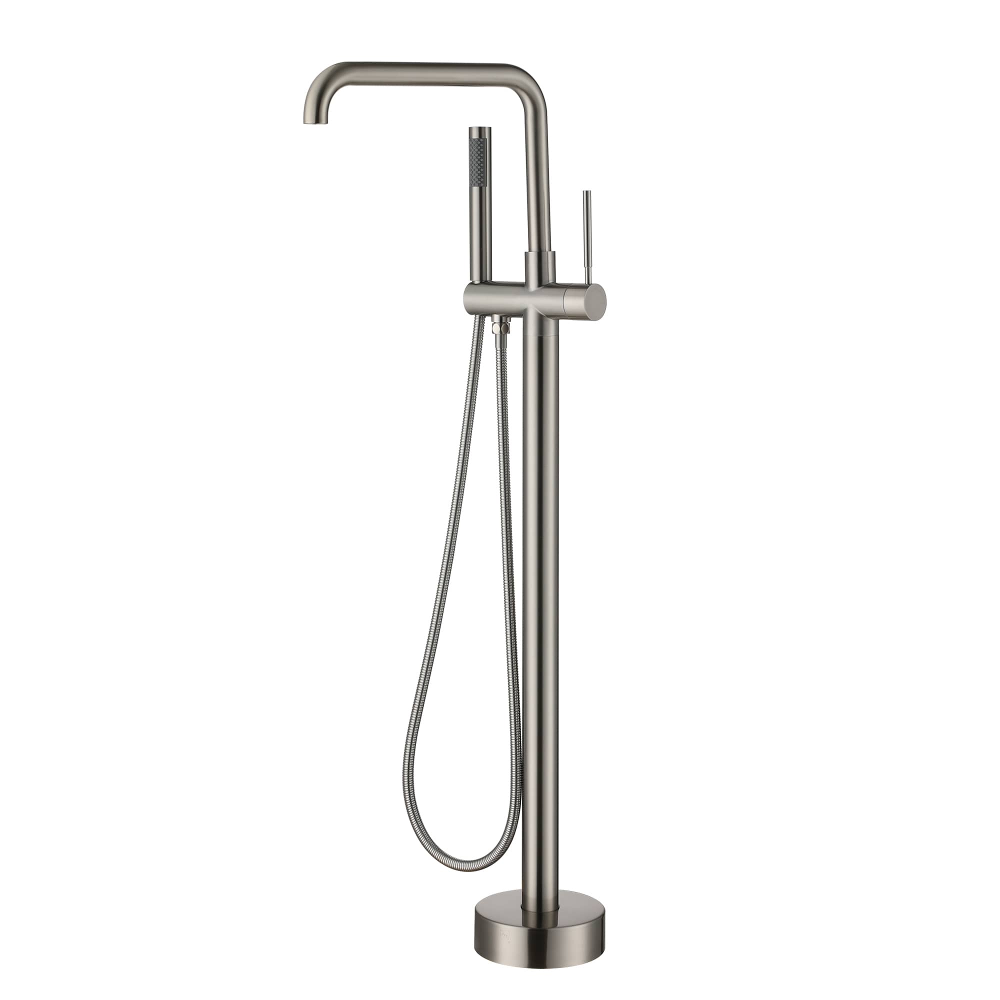 Casainc 1-Handle Freestanding Bathtub Faucet with Hand Shower in Brushed Nickel and More-Casainc Canada