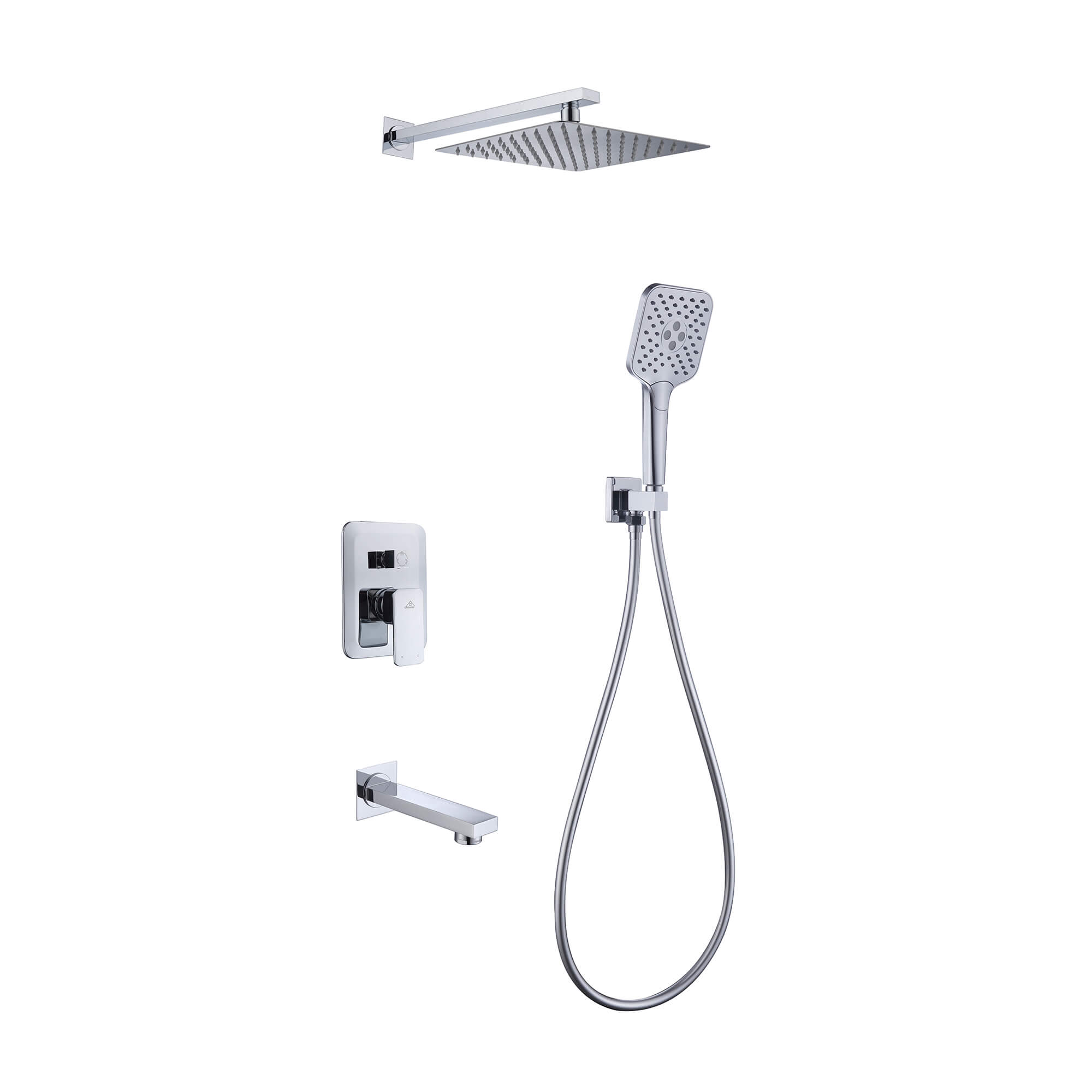 CASAINC Waterfall Shower Head System with Hand-Held Shower and Tub Spout-Casainc Canada