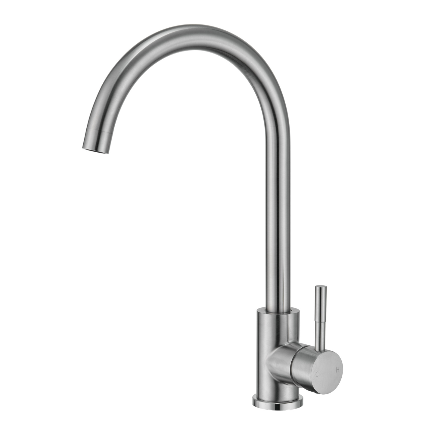 BNHigh Arc Pull Down Single Handle Kitchen Faucet with Accessories-Mondawe