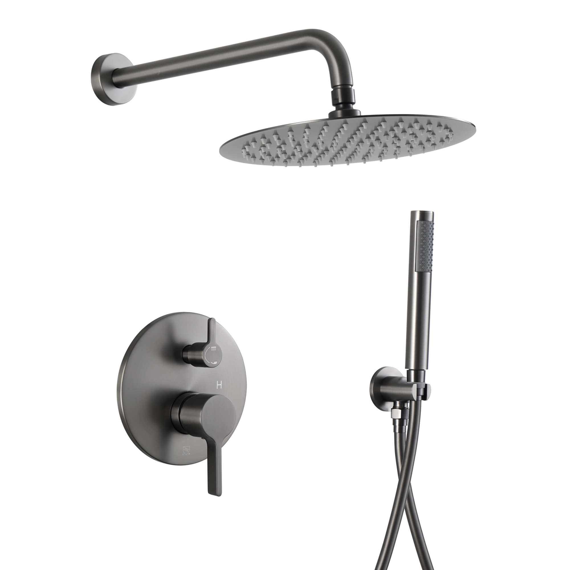 Mondawe 10 Inch Round Bathroom Shower Combo Set (5 color)-Mondawe