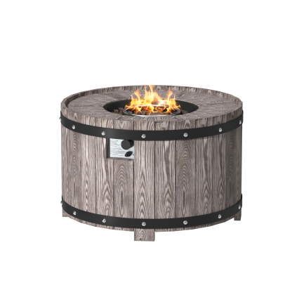 Mondawe 36 Inch Propane Outdoor Round Fire Pit Table-Mondawe