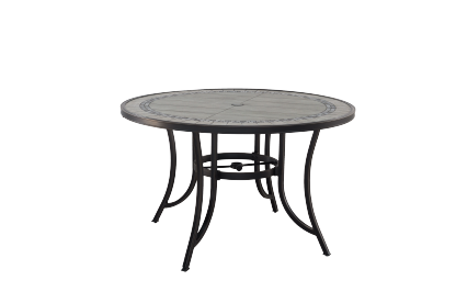 Mondawe 48 In Ceramic Cast Aluminium Round Dining Table-Mondawe