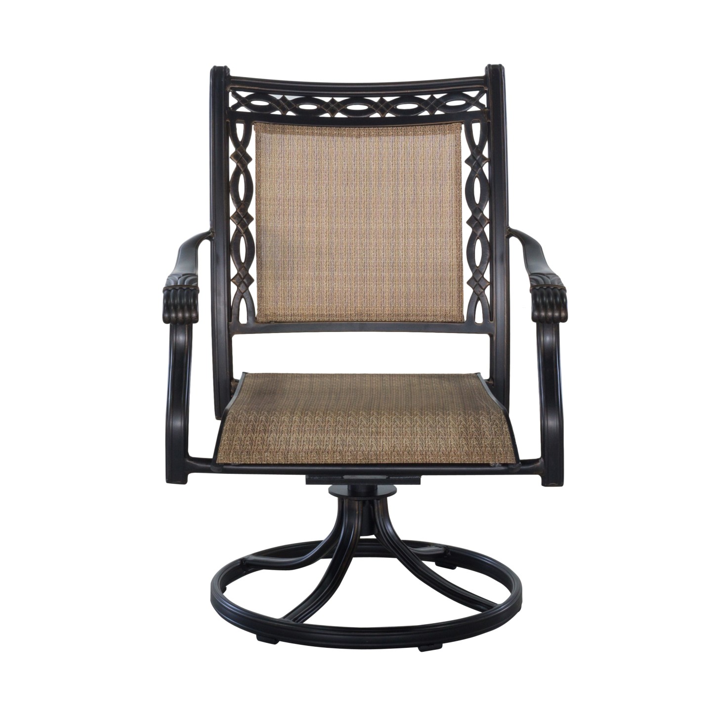 Mondawe  2/4/6 Piece Outdoor Patio Cast Aluminum Swivel Chair-Mondawe