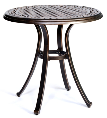 Mondawe 28 in Outdoor Bistro Table Aluminum Round Table -Mondawe