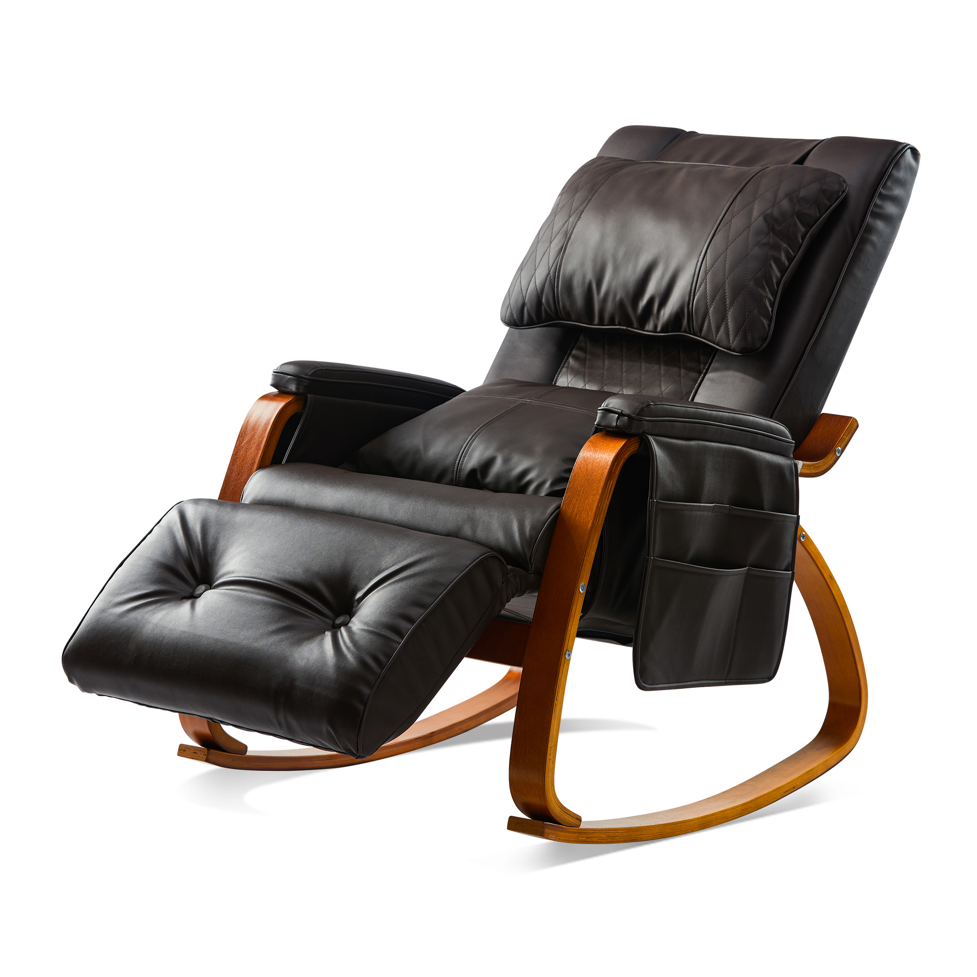 afsked fusionere Shinkan PU Leather Recliner Chair Remote Control with Heat, Kneading and Vibration Removable Pillow, 5 Angles Adjustment, 6 Massage Modes and Storage Pockets Brown/Beige afsked fusionere Shinkan PU Leather Recliner Chair Remote Control with Heat, Kneading and Vibration Removable Pillow, 5 Angles Adjustment, 6 Massage Modes and Storage Pockets Brown/Beige