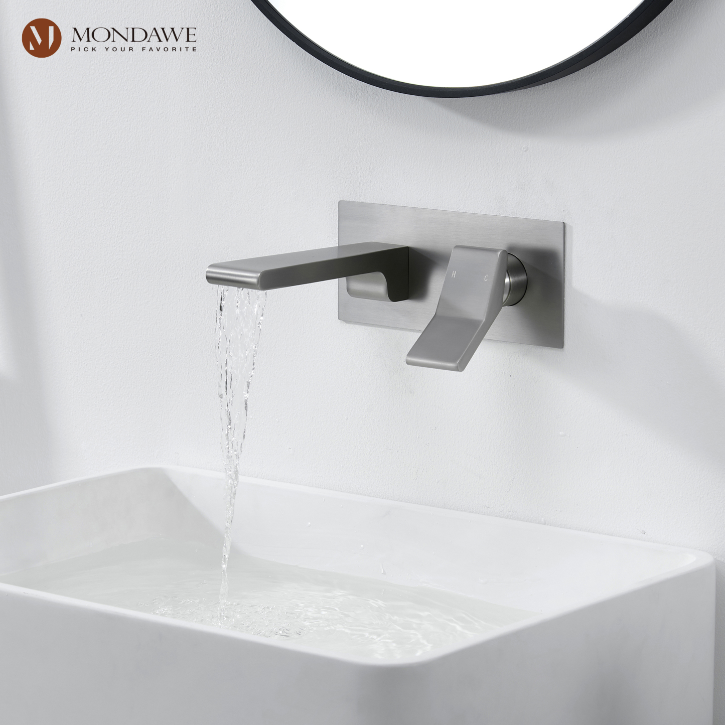 Single Handle Bathroom Basin Faucet Water Tap Faucet-Mondawe