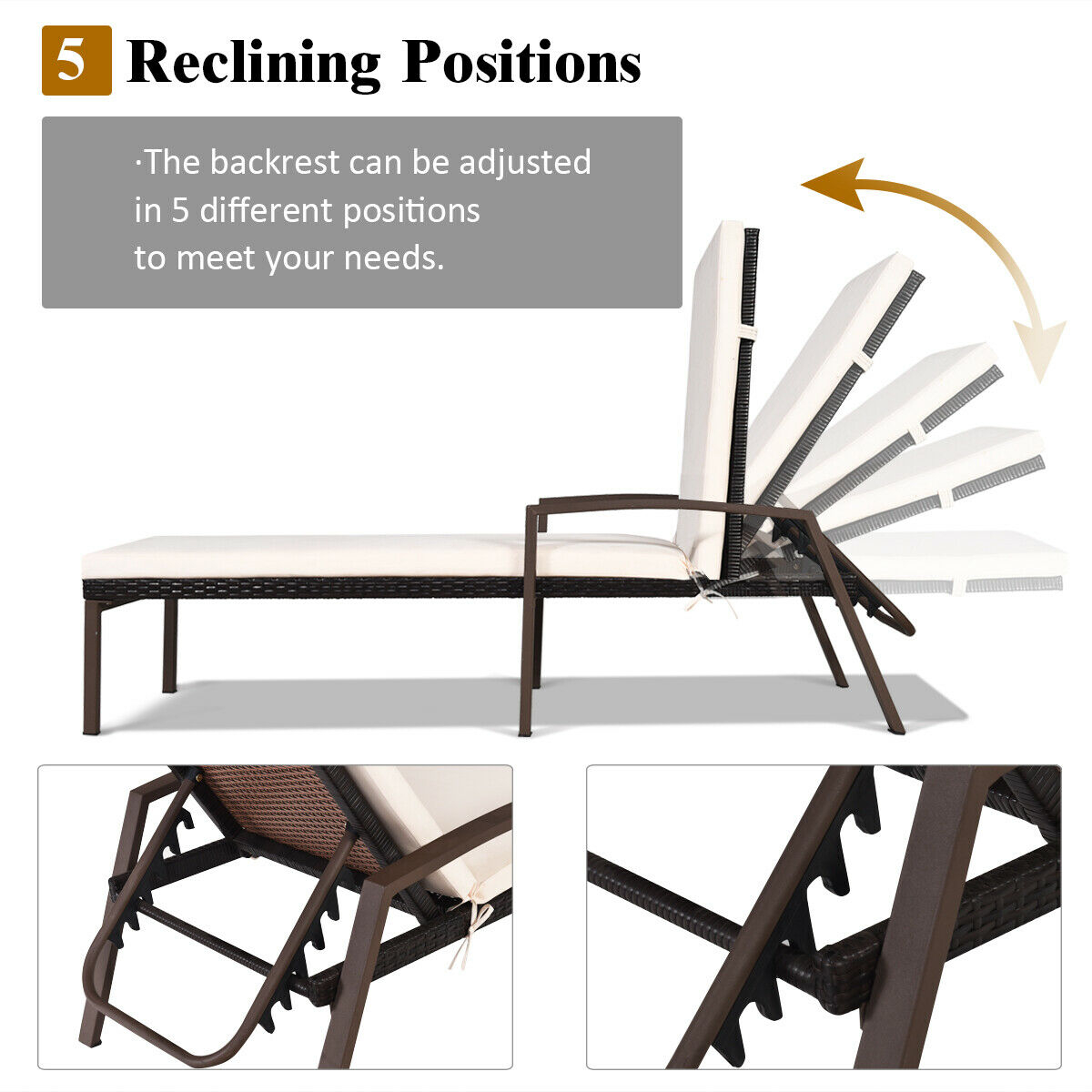 Reclining Function of Lounge Chair