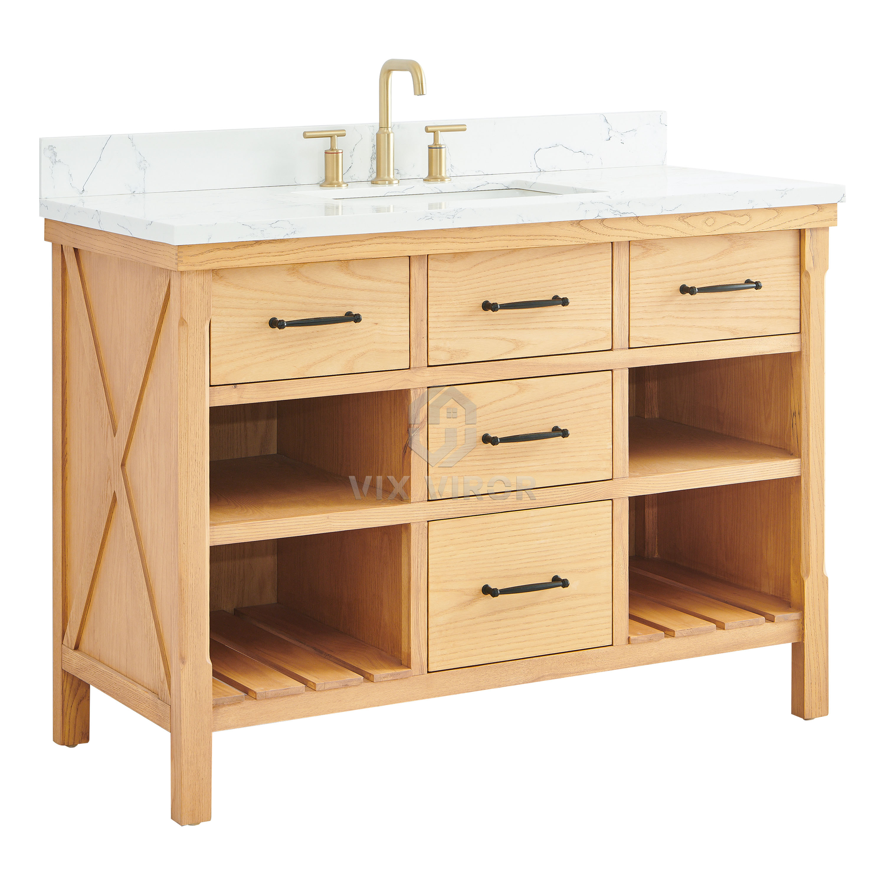 Bathroom Vanity SHP-Natural10048AW