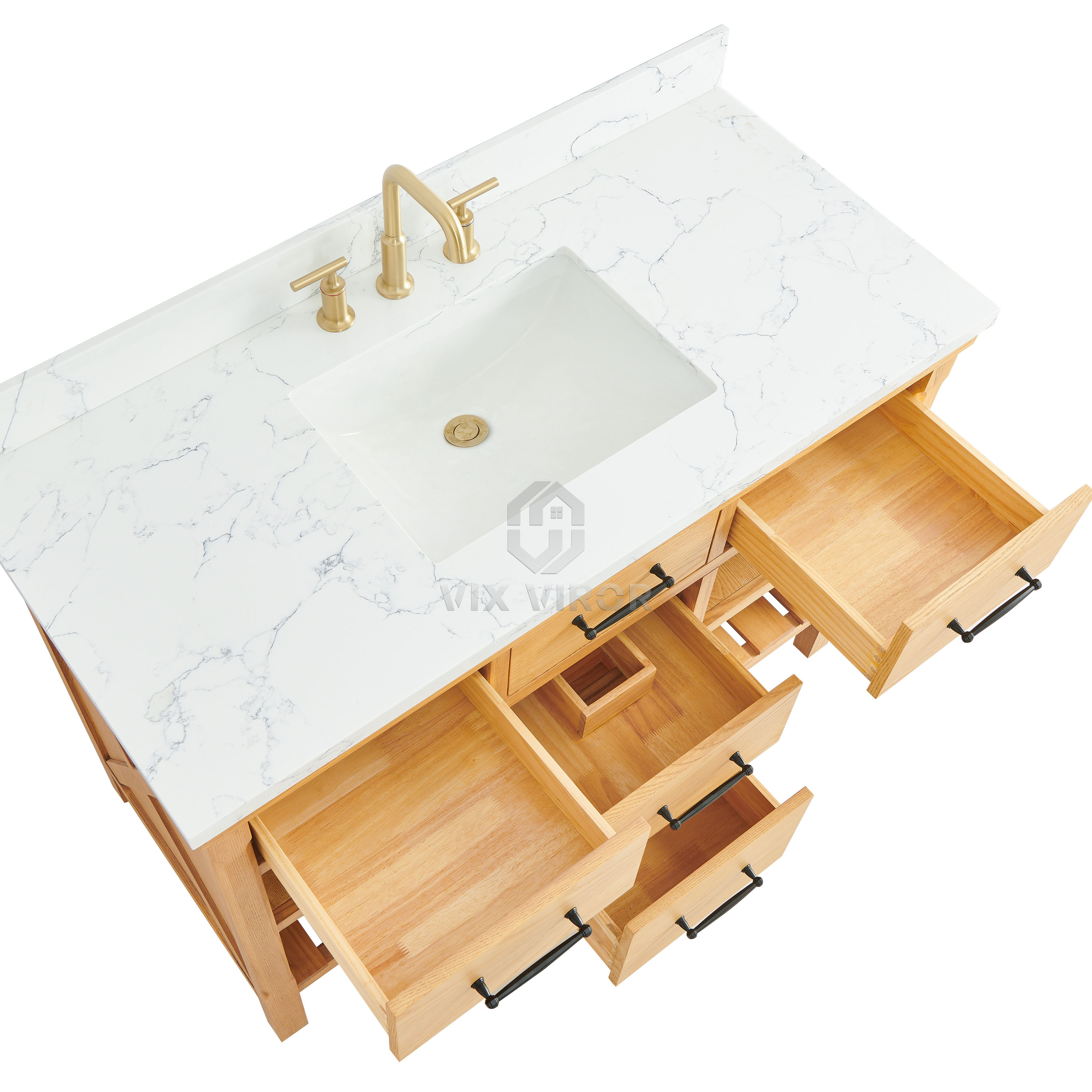 Bathroom Vanity SHP-Natural10048AW