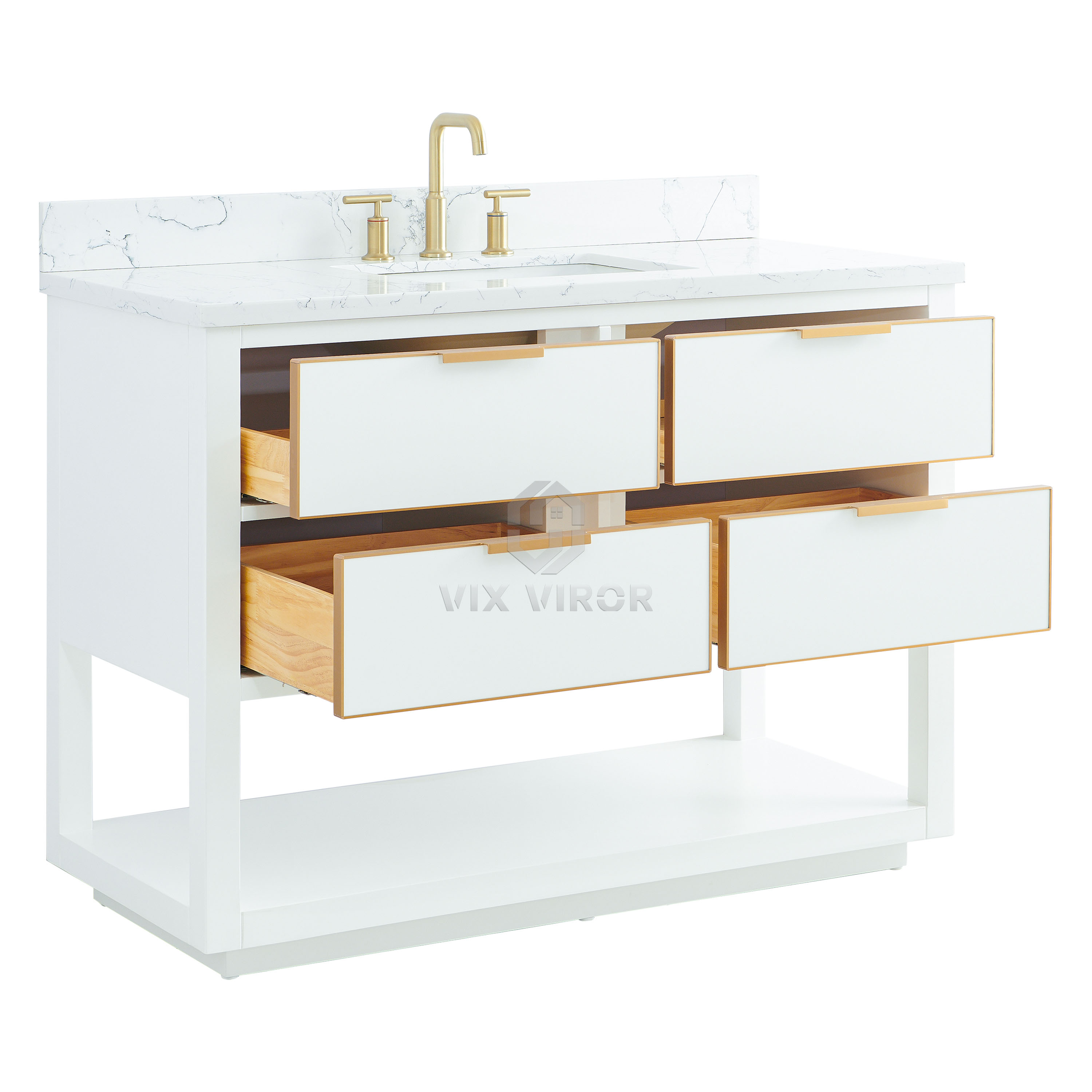 Bathroom Vanity SHP-Lines9048WH