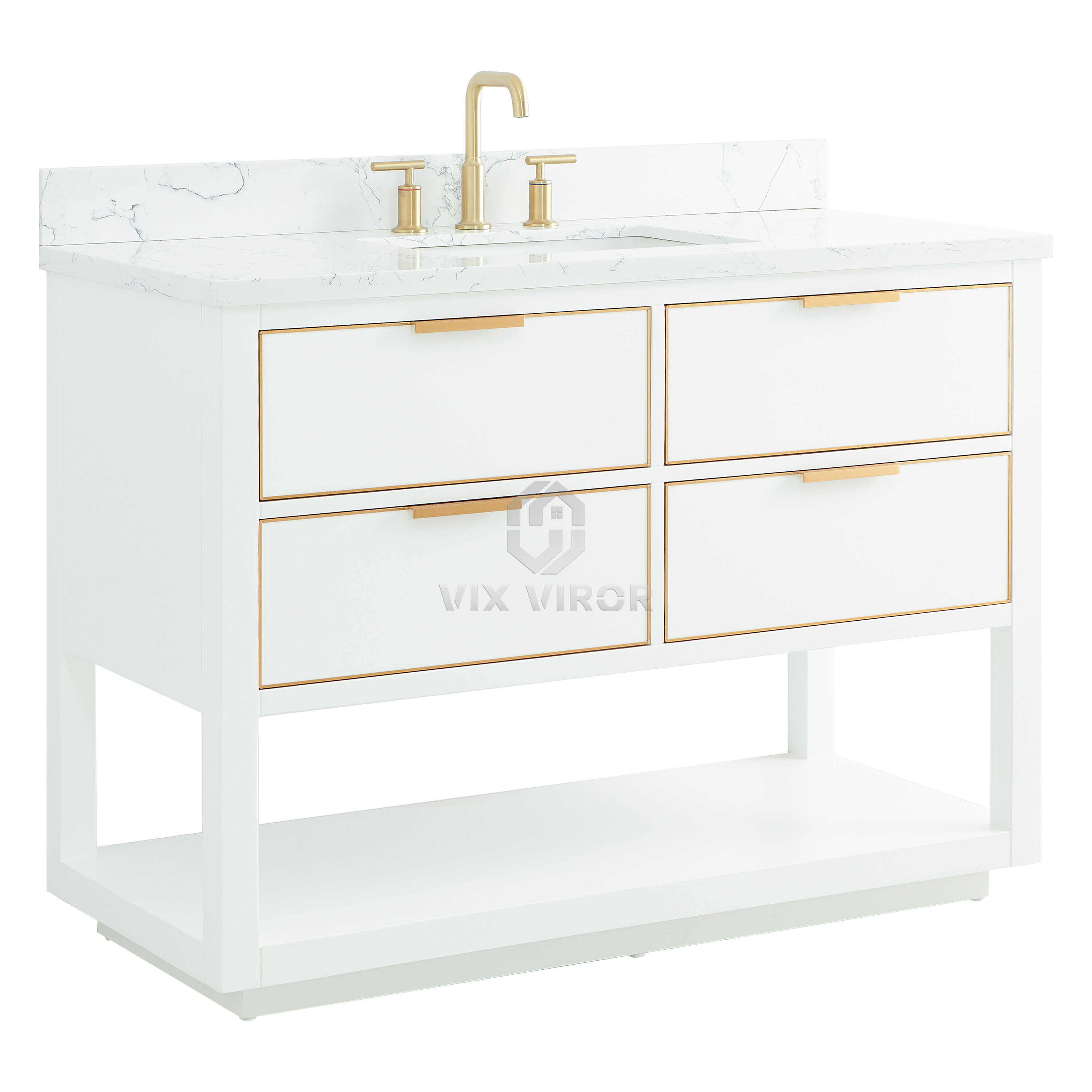 Bathroom Vanity SHP-Lines9048WH