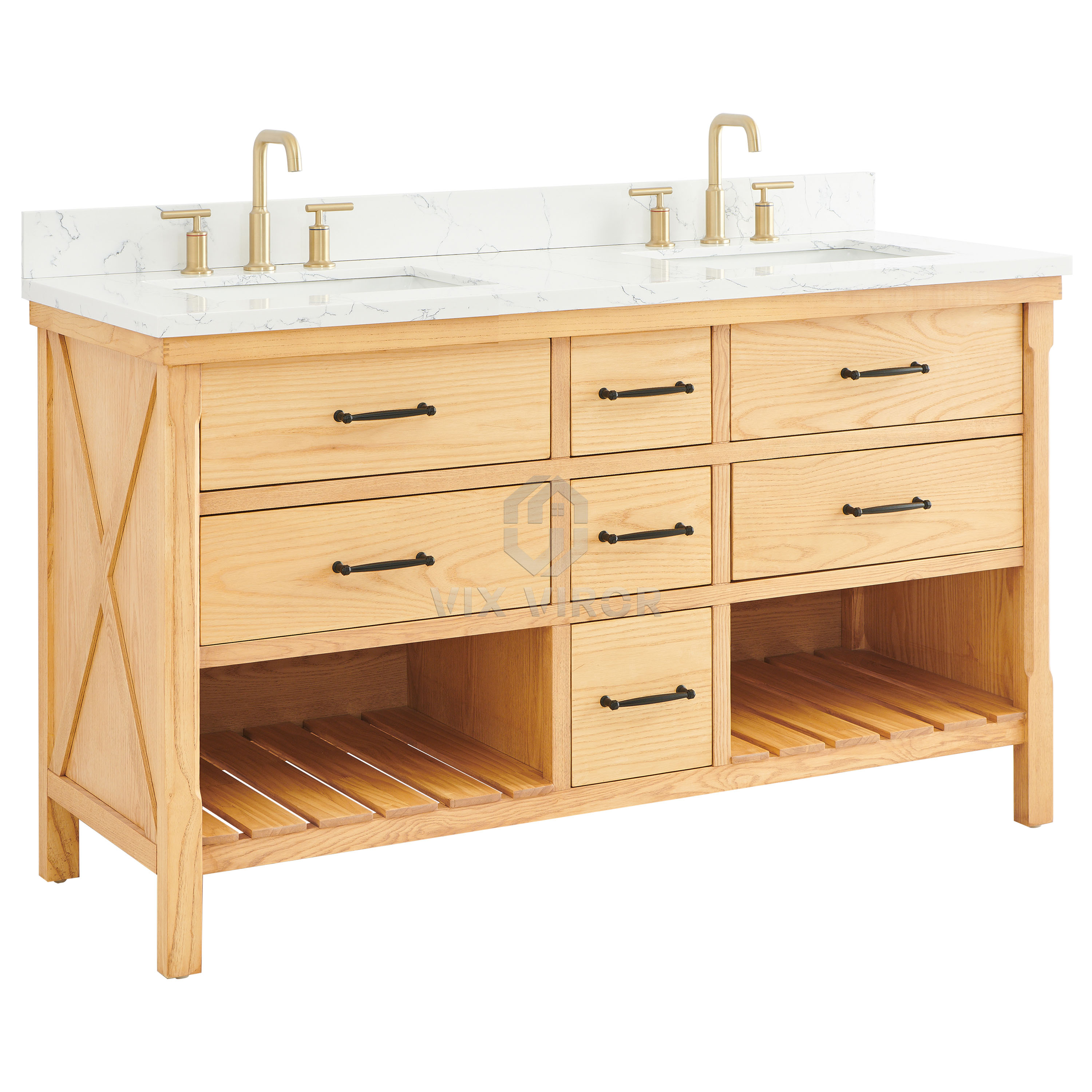Bathroom Vanity SHP-Natural10060AW