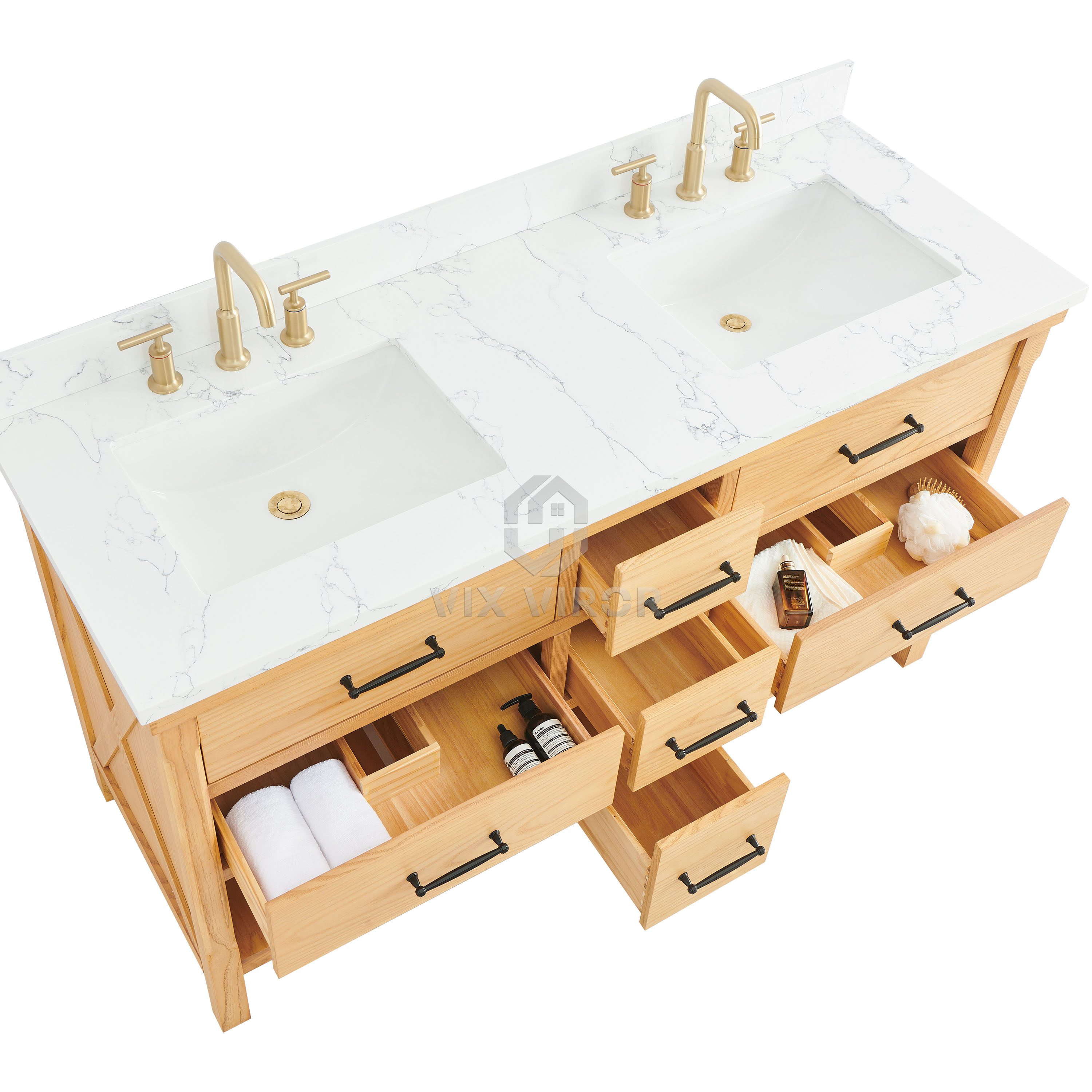 Bathroom Vanity SHP-Natural10060AW