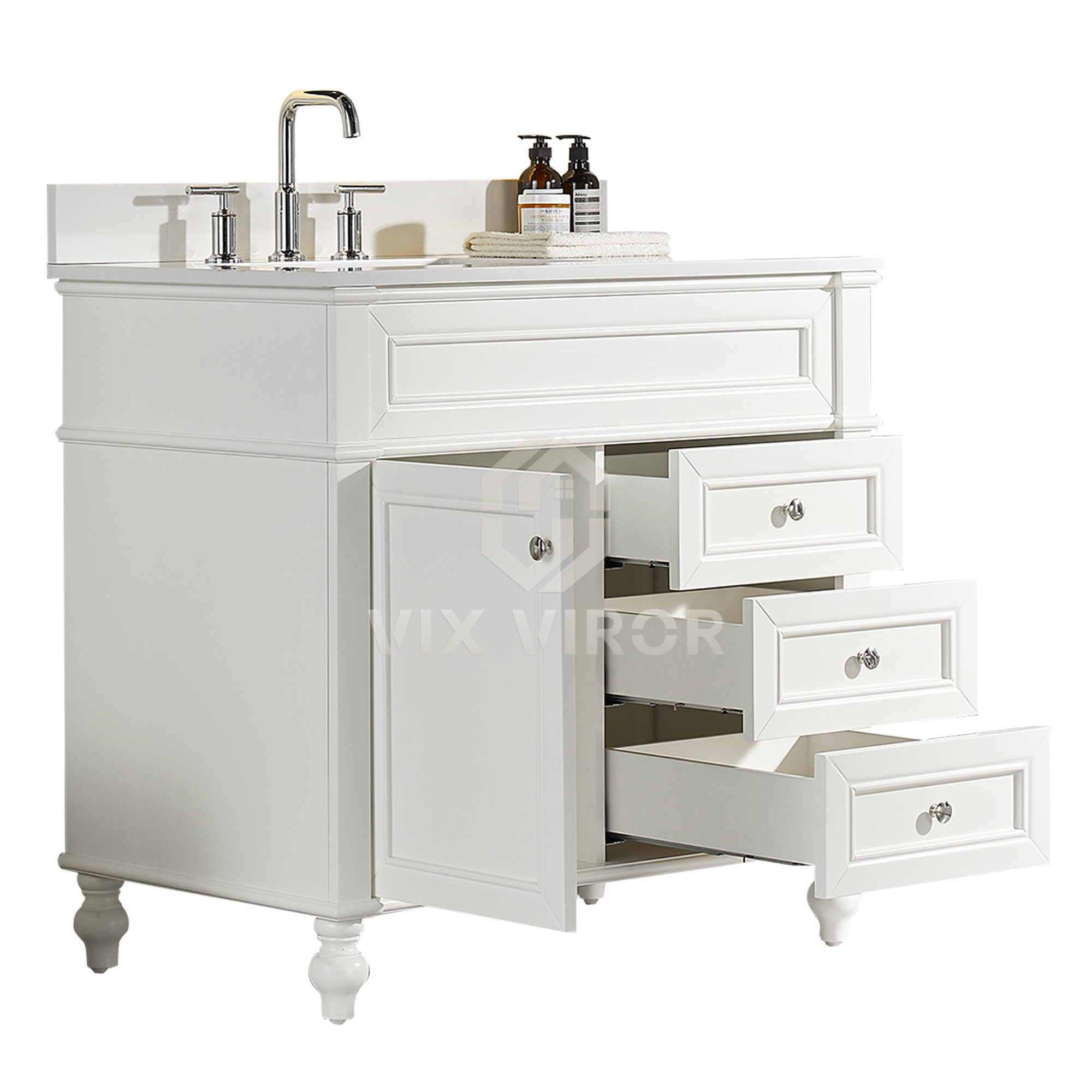 Bathroom Vanity SHP-Moon10036W