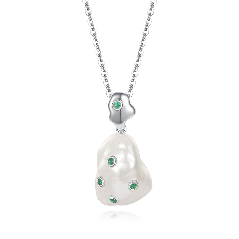 VIGG Peacock Eye Necklace-Vigg Jewelry
