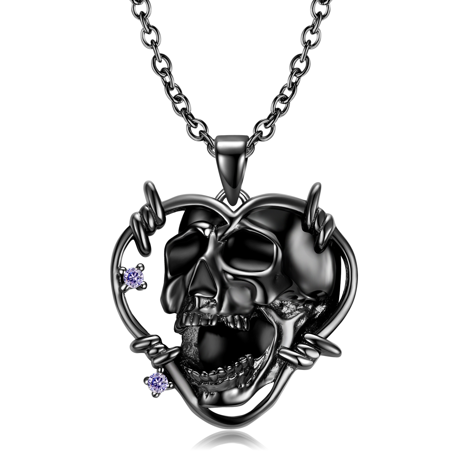 Halloween Scream Necklace-Vigg Jewelry