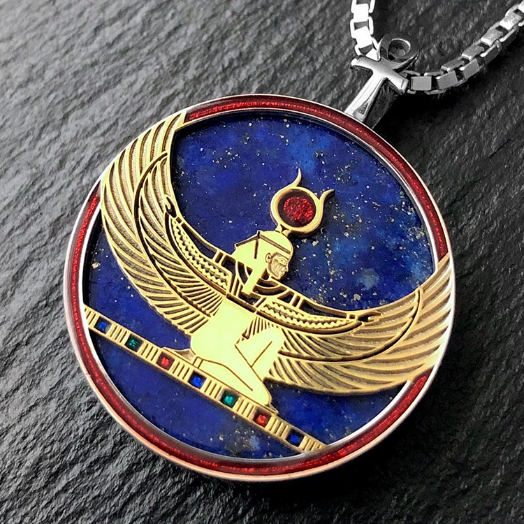 The Egyptian Goddess of Healing and Magic，Isis Necklace-Vigg Jewelry