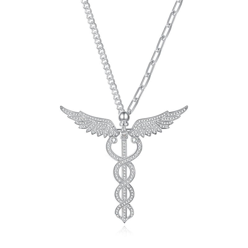 VIGG Scepter Wing Fashionable Necklace-Vigg Jewelry