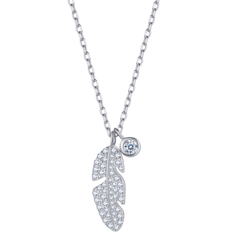 One Leaf Summer Necklace-Vigg Jewelry