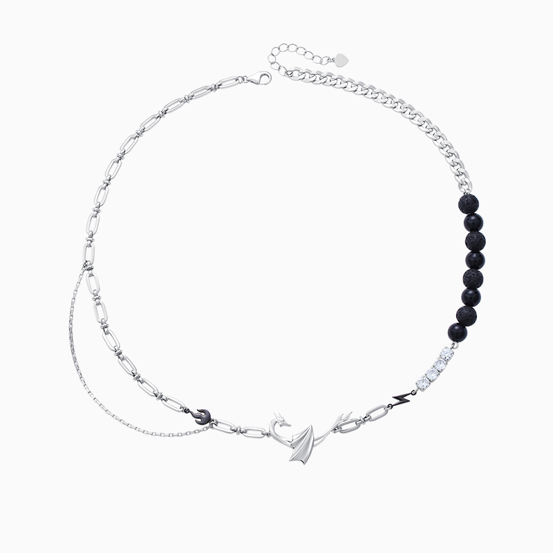 VIGG & AKAK Blazing Dragon Necklace-Vigg Jewelry