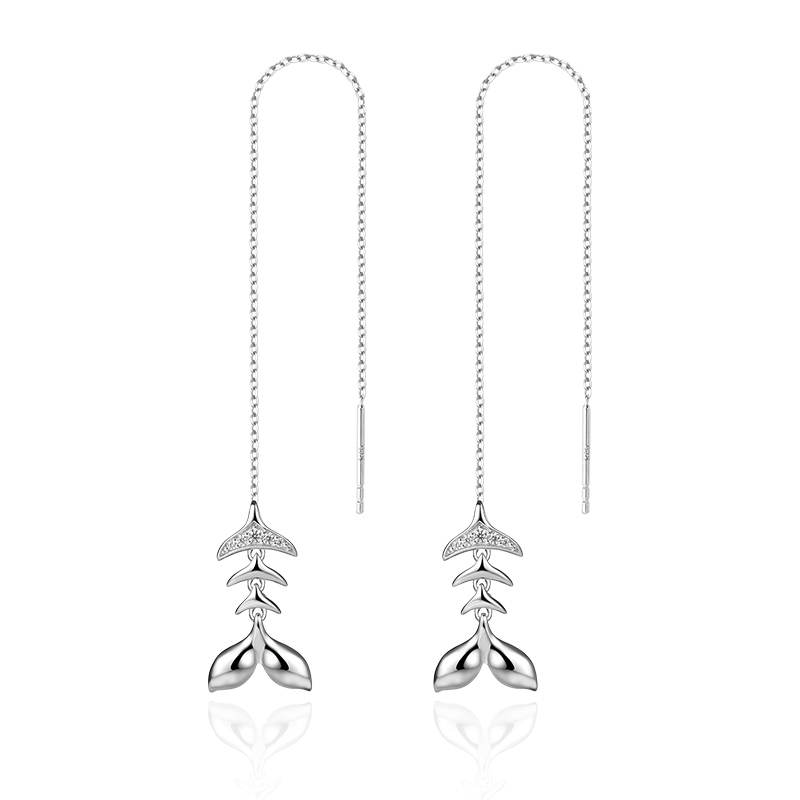 Fishbone Earrings-Vigg Jewelry
