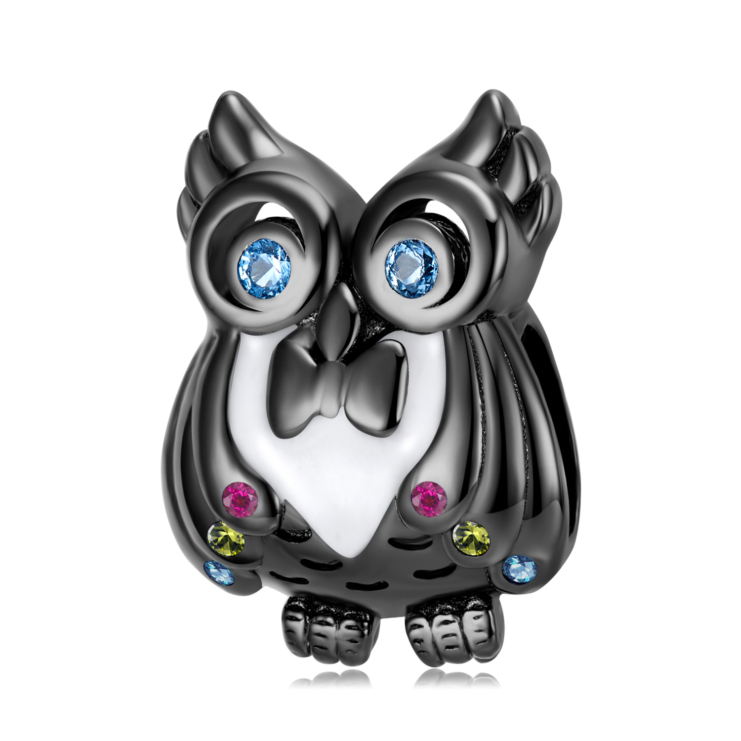 Gentleman Owl Charm Bracelet-Vigg Jewelry