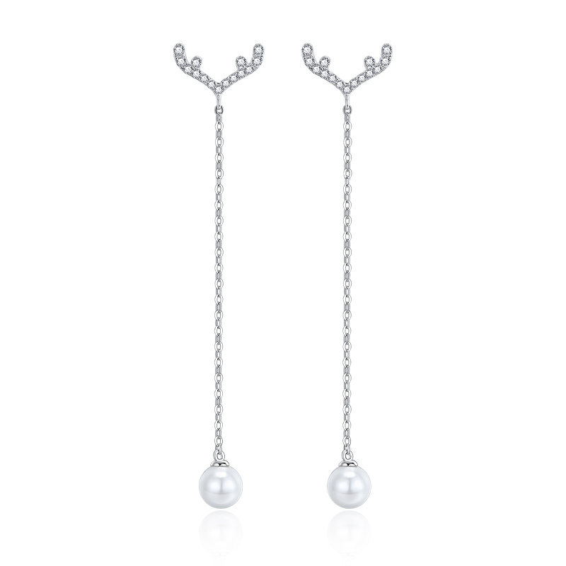 Elk Stud Earrings-Vigg Jewelry