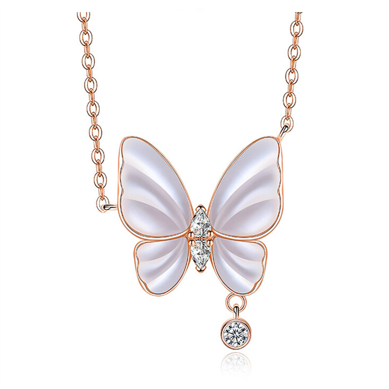 VIGG Butterfly Necklace-Vigg Jewelry