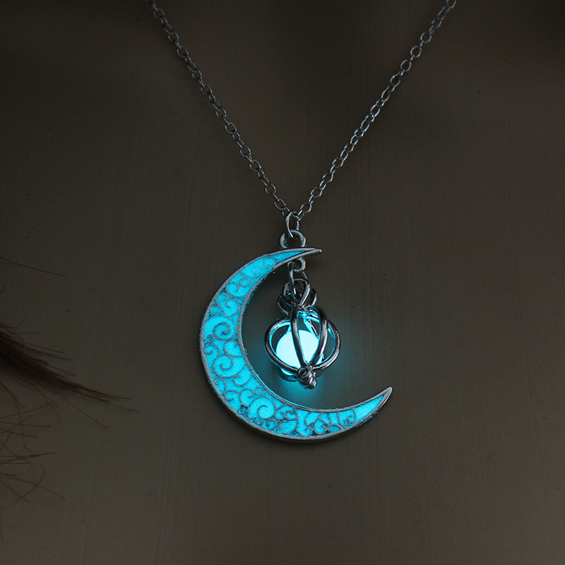 Moonlight Necklace - Light Up The Dark Road Ahead Of You-Vigg Jewelry
