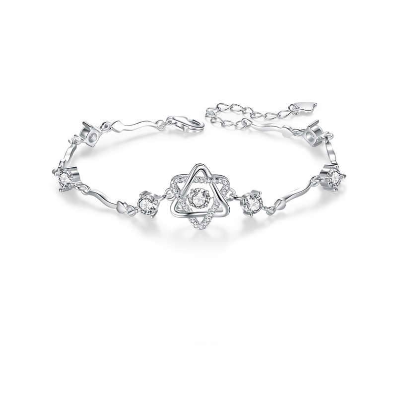 Jumping Hexagram Bracelet-Vigg Jewelry