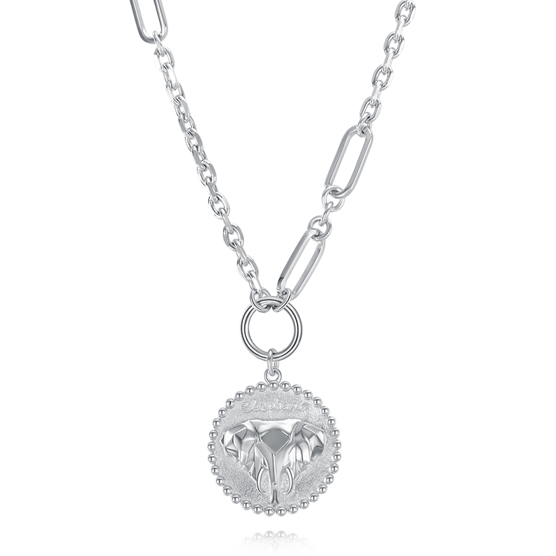 VIGG Auspicious Elephant Necklace-Vigg Jewelry