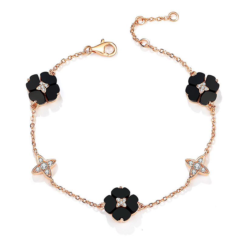VIGG Star Four-leaf Clover Bracelet-Vigg Jewelry