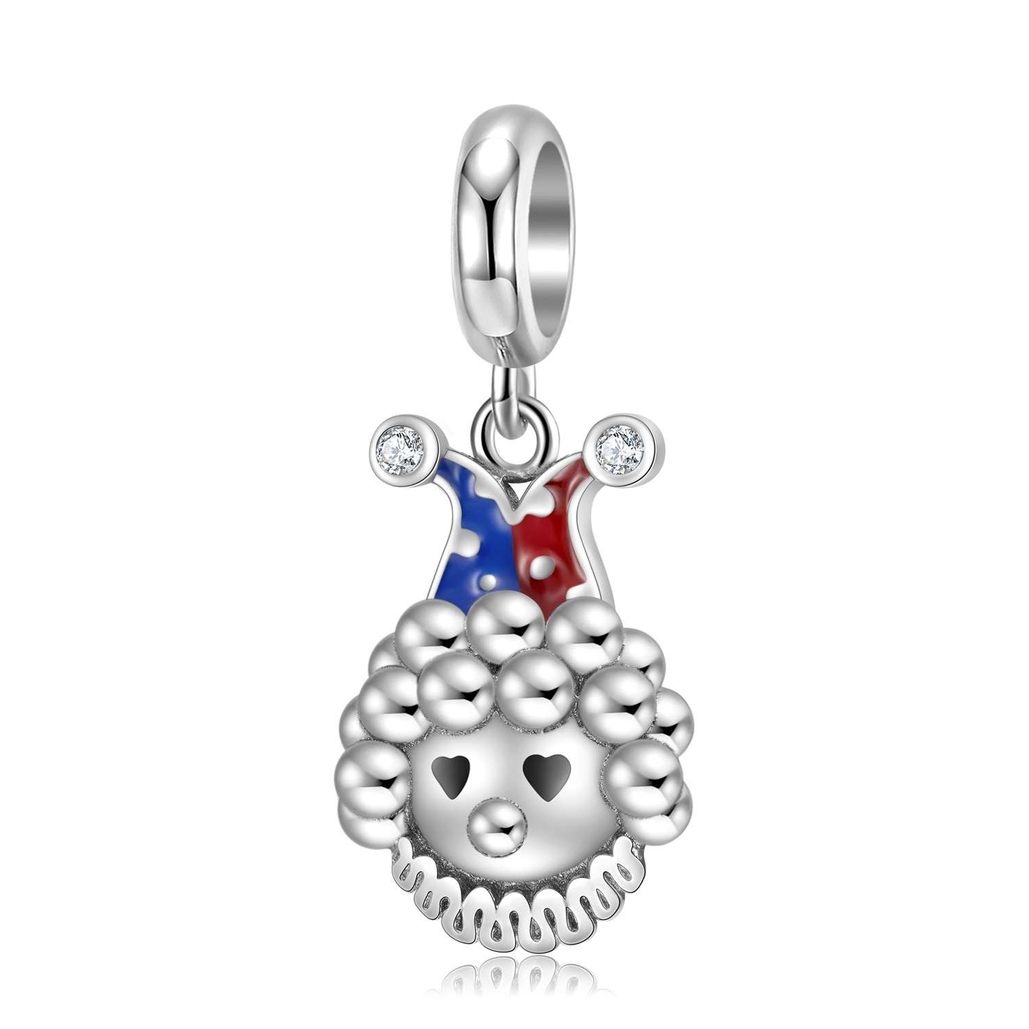 Curly Clown Pendant Bracelet-Vigg Jewelry