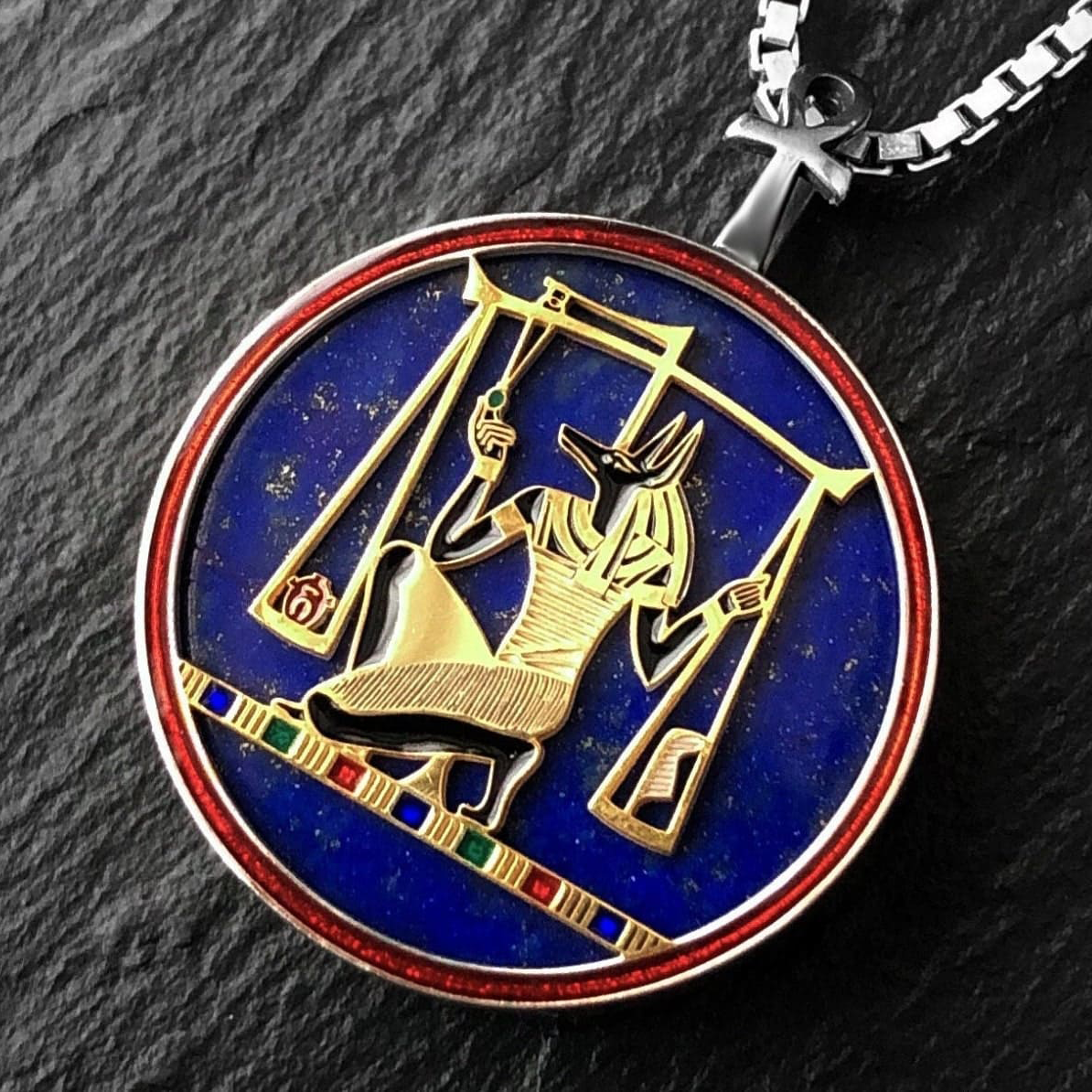 Egyptian God Of The Dead And The Afterlife, Anubis Necklace-Vigg Jewelry