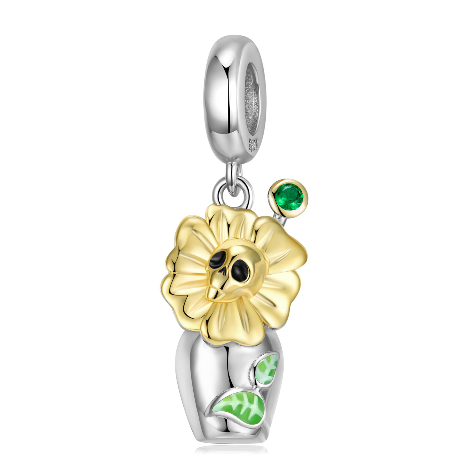 Vase Skull Pendants Bracelet-Vigg Jewelry