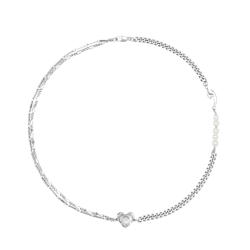 VIGG & AKAK Heart-shaped Necklace-Vigg Jewelry