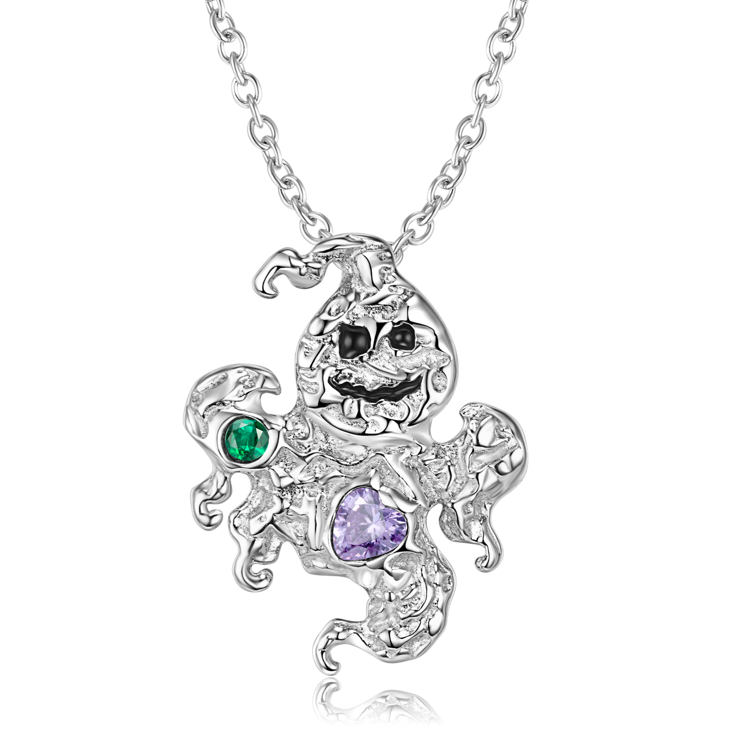 Halloween Melted Ghost Necklace-Vigg Jewelry