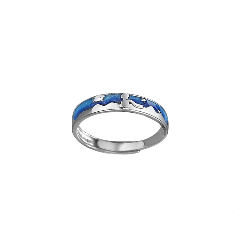 The Little Prince and Fox Couple Ring-Vigg Jewelry