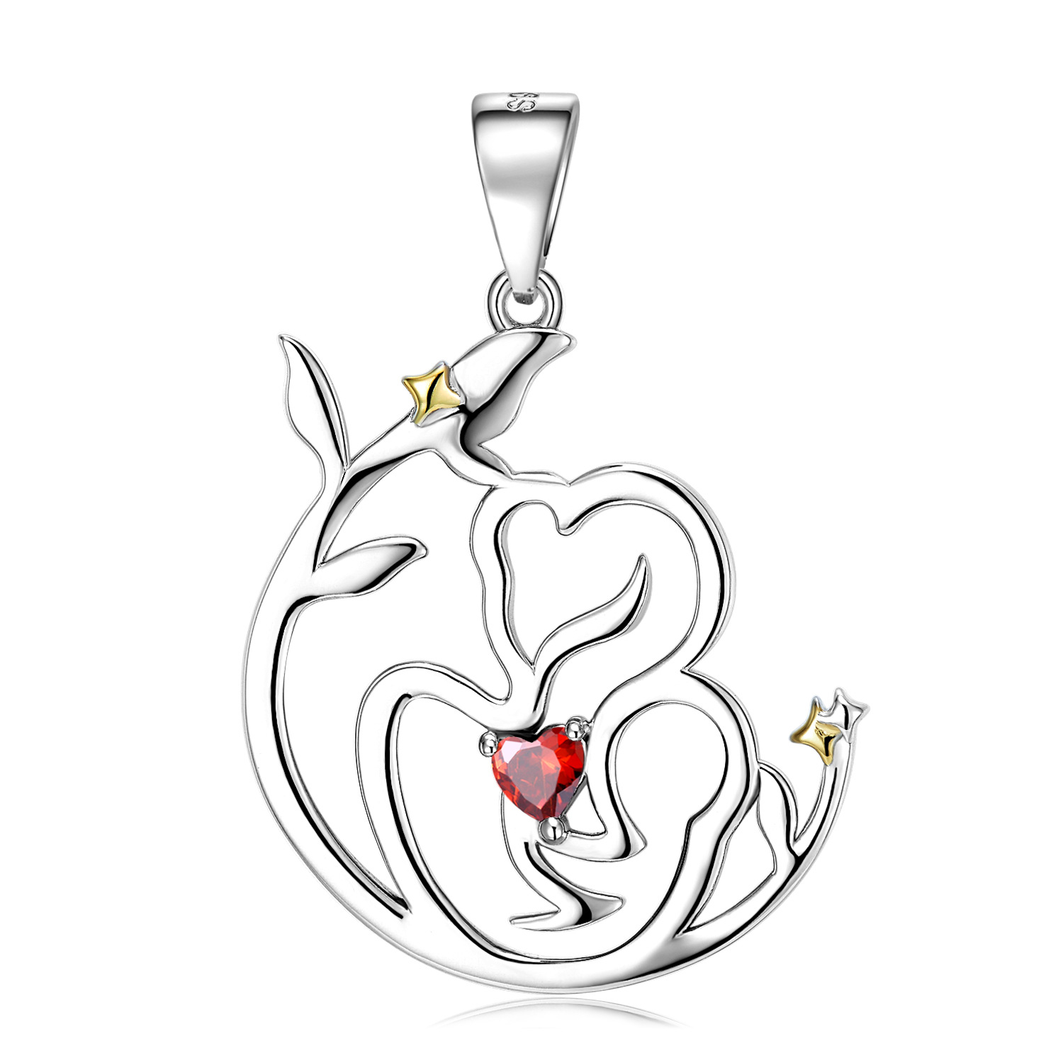 Love Care Birthstone Necklace-Vigg Jewelry