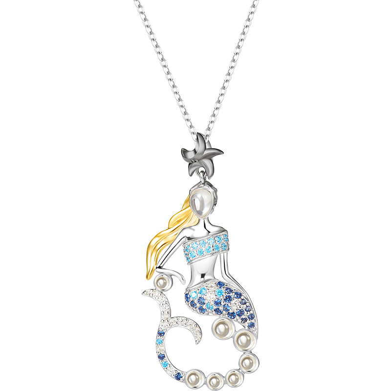 The Mermaid Necklace That Gives You The Pursuit Of Love-Vigg Jewelry