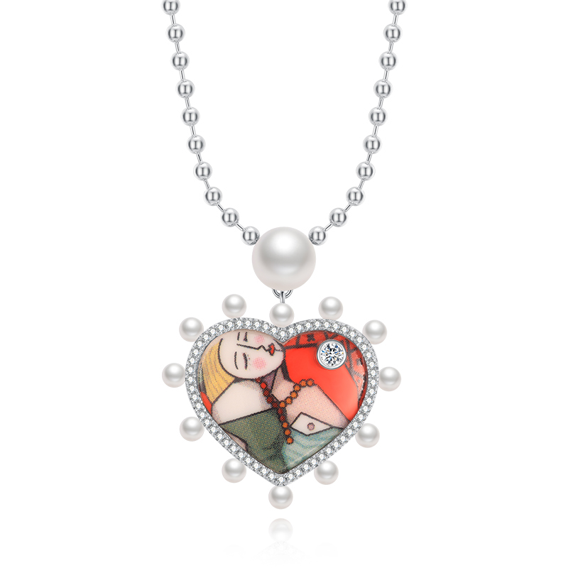 Picasso's Painting "Dream(Le Rêve)" Necklace-Vigg Jewelry