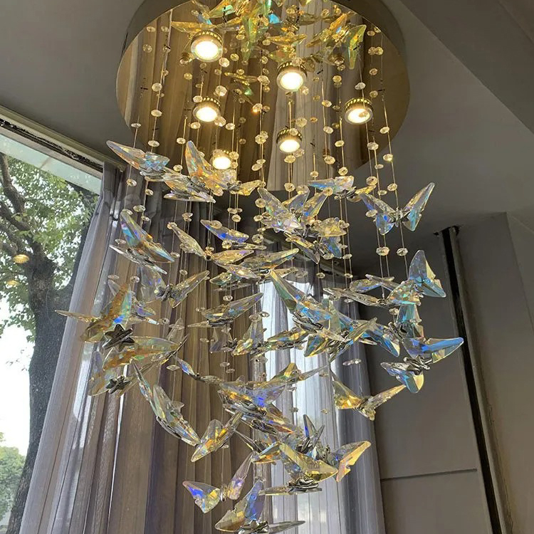 crystal butterfly chandelier