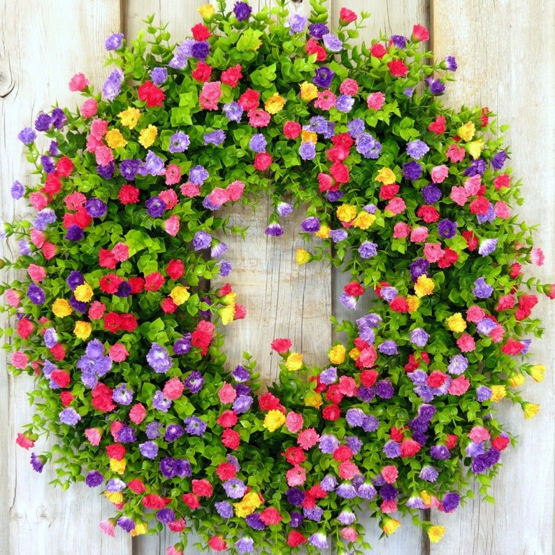 💐🎉Farmhouse Colorful Cottage Wreath(🎁Spring Hot Sale- 49%OFF🎁)