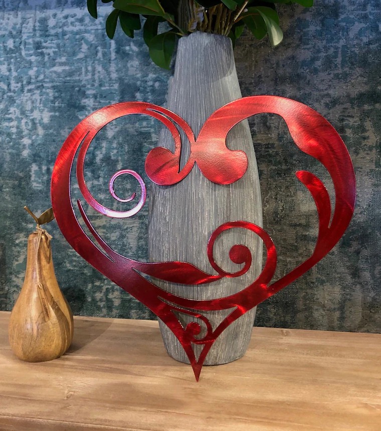 Metal Valentines Day Heart Wreath【BUY 2 FREE SHIPPING】