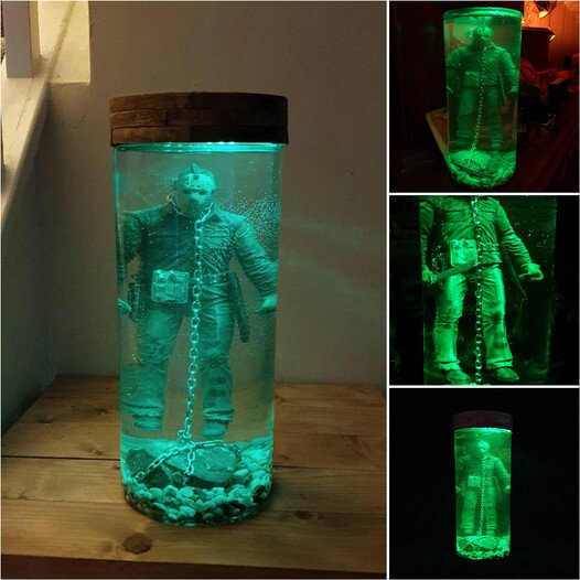 Friday the 13th👻Horror Movies Collector Water Lamp Part 6 Jason Lives Final Display👻