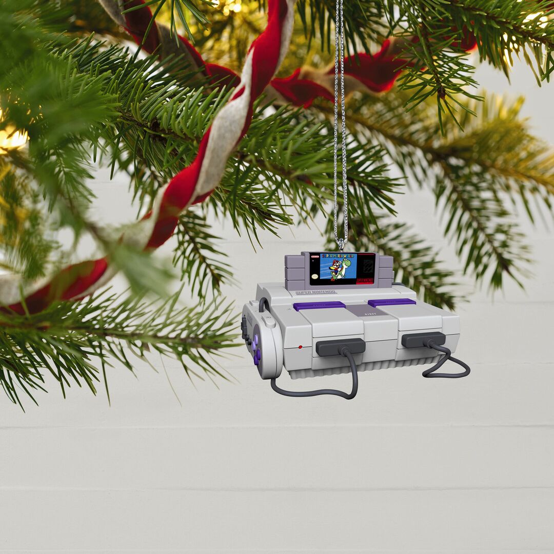 Super Nintendo Entertainment System™ Console Ornament With Light and Sound
