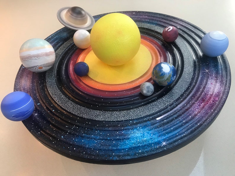 Wooden Solar System, Montessori Gift